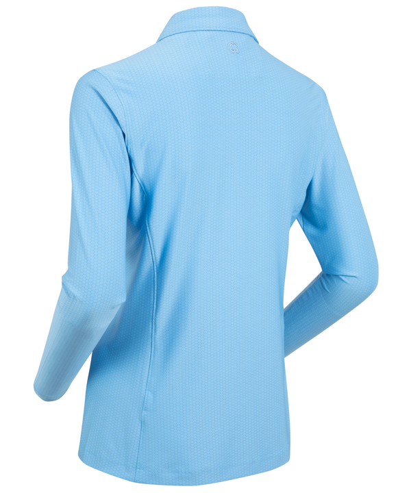 Bobby Jones Women's Balata Print Long-Sleeve Polo