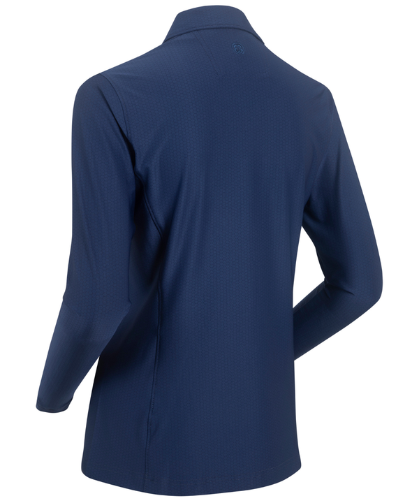 Bobby Jones Women's Balata Print Long-Sleeve Polo