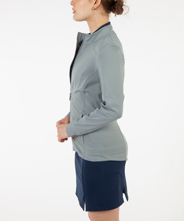 Bobby Jones Women's Tech Solid Full-Zip Jacket