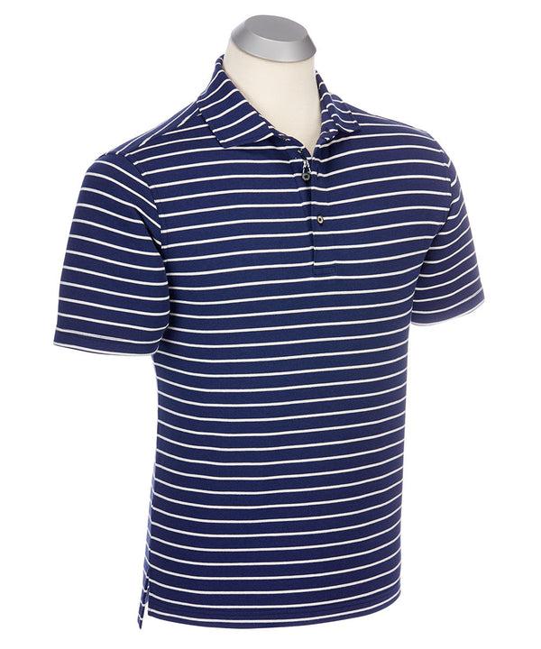 Bobby Jones EFX Performance Cotton Frame Stripe Short Sleeve Polo Shirt