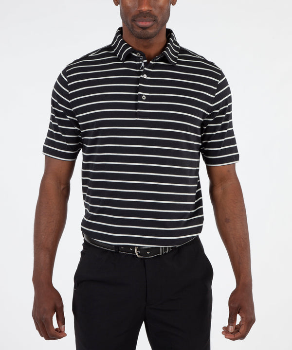 Bobby Jones EFX Performance Cotton Frame Stripe Short Sleeve Polo Shirt