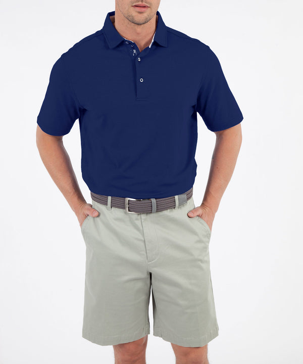 Bobby Jones EFX Performance Cotton Solid Short Sleeve Polo Shirt