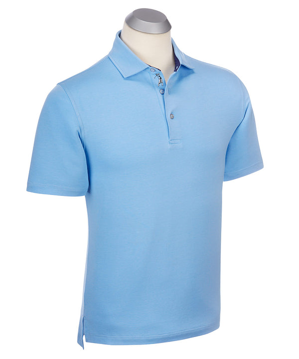 bobby jones eFX Performance Cotton Solid Short Sleeve Polo Shirt