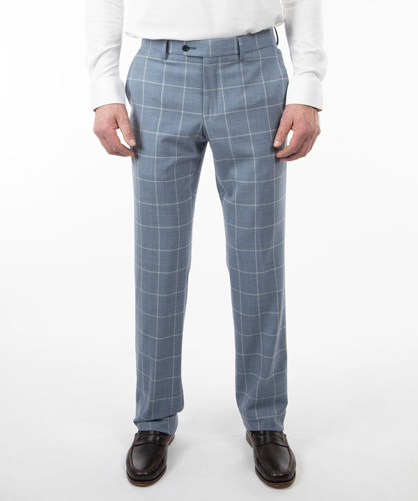 Bobby Jones Heritage Bi-Stretch Wool Windowpane Trouser