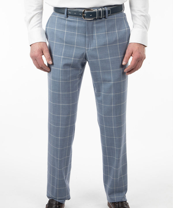 Bobby Jones Heritage Bi-Stretch Wool Windowpane Trouser
