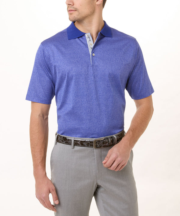 Bobby Jones Heritage Italian Cotton Jacquard Polo Shirt