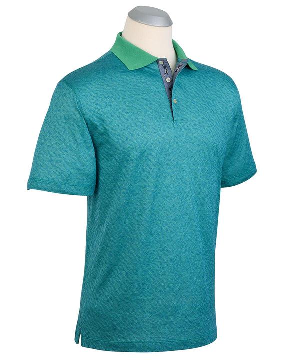 Bobby Jones Heritage Italian Cotton Jacquard Polo Shirt