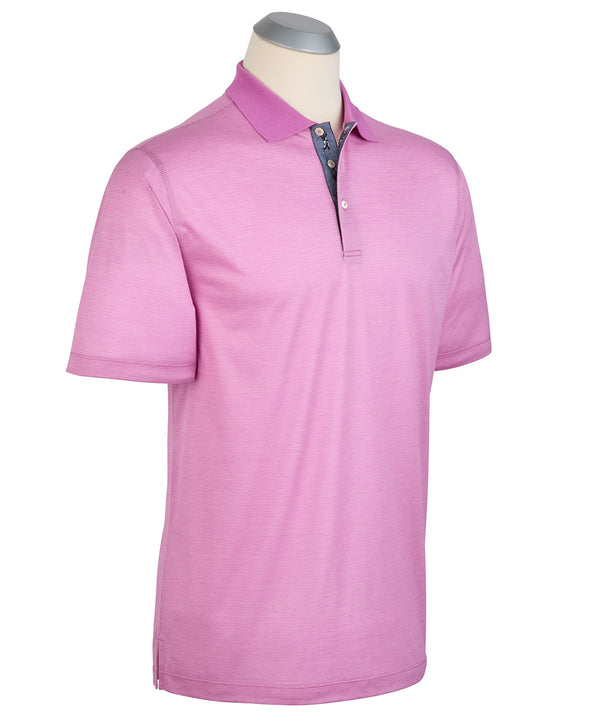 Bobby Jones Heritage Italian Cotton Micro Stripe Polo Shirt