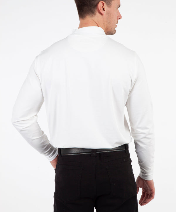 Bobby Jones Liquid Stretch Cotton Long Sleeve Mock Neck Shirt
