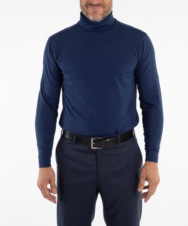 Bobby Jones Liquid Stretch Cotton Long Sleeve Turtleneck Shirt