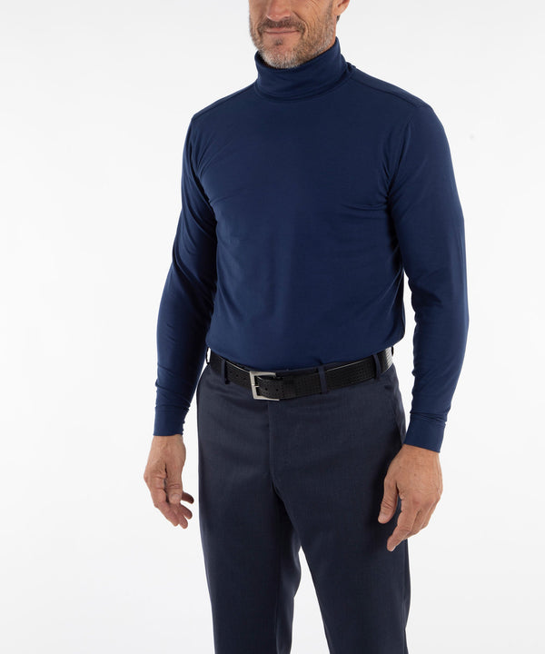 Bobby Jones Liquid Stretch Cotton Long Sleeve Turtleneck Shirt