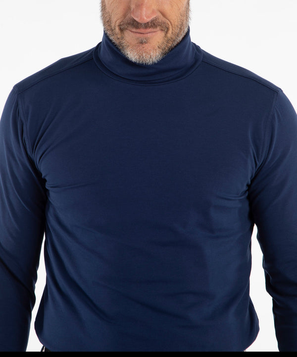 Bobby Jones Liquid Stretch Cotton Long Sleeve Turtleneck Shirt