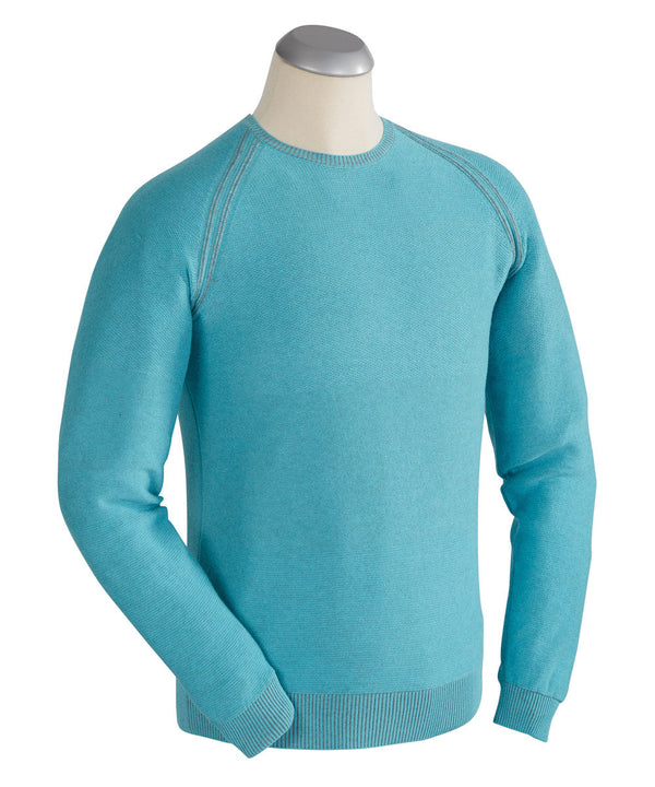 bobby jones Luxe 100% Pima Cotton Raglan Sleeve Crew Sweater
