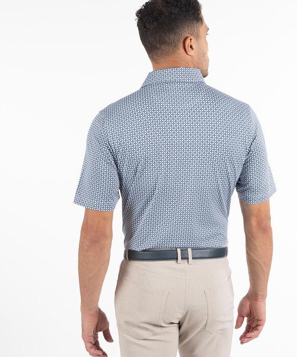 bobby Jones Performance Clover Gingham Print Short-Sleeve Polo