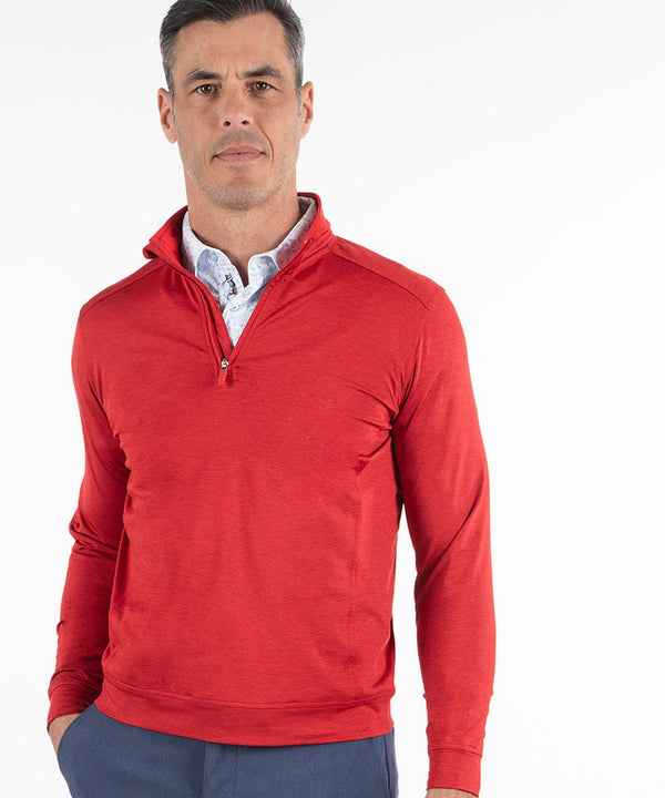 bobby jones Performance Clubhouse Quarter-Zip Long-Sleeve Pullover