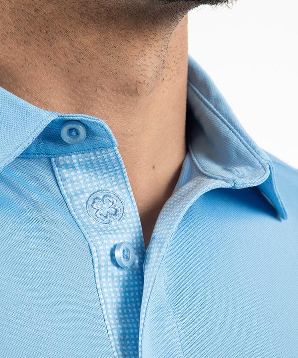 Bobby Jones Performance Cooling Heather Micro Pique Long-Sleeve Sport Shirt