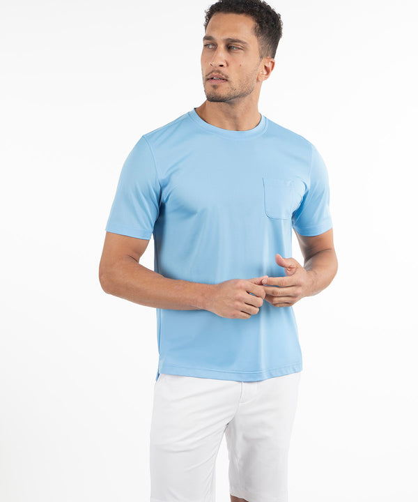 bobby jones Performance Cooling Micro Pique Short-Sleeve Crew Neck T-Shirt