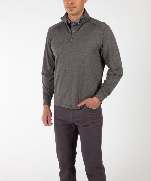 Bobby Jones Performance Fontaine Melange Quarter-Zip Pullover