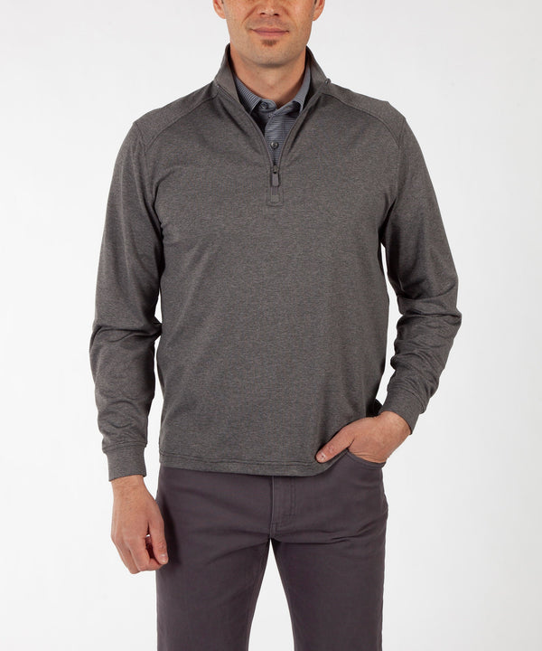 bobby jones Performance Fontaine Melange Quarter-Zip Pullover