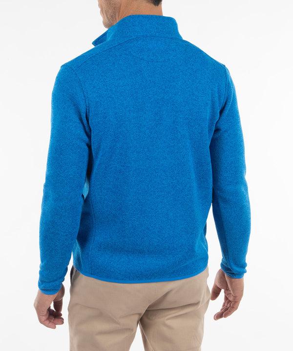 Bobby Jones Performance Heathered Full Zip Fleece Jacket