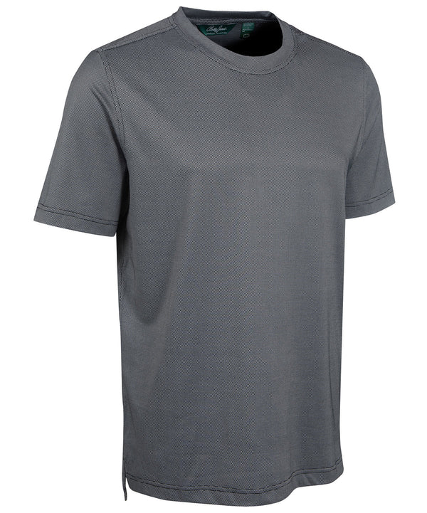 Bobby Jones Performance Jacquard Dash Short-Sleeve Crew Neck T-Shirt