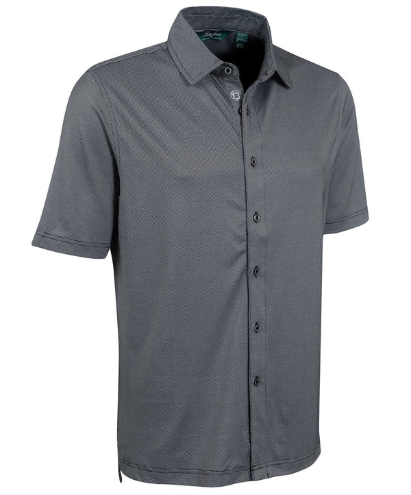 Bobby Jones Performance Jacquard Dash Short Sleeve Sport Shirt