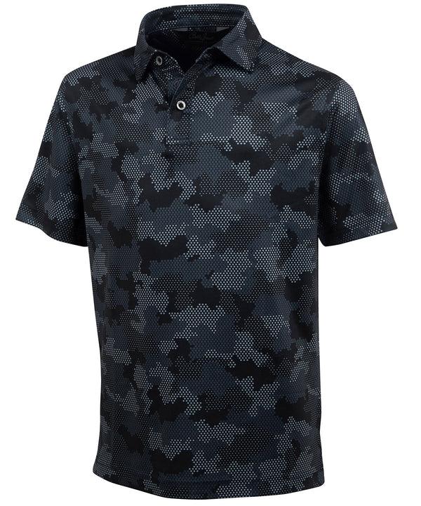 Bobby Jones Performance Jersey Armed Forces Camo Print Jr. Polo