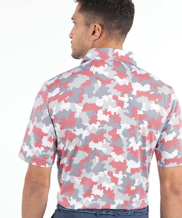 Bobby Jones Performance Jersey Armed Forces Camo Print Polo