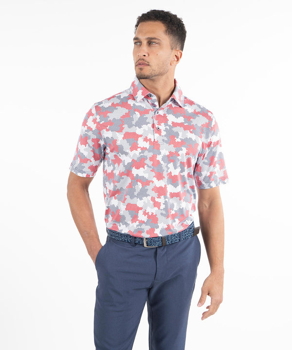 bobby jones Performance Jersey Armed Forces Camo Print Polo