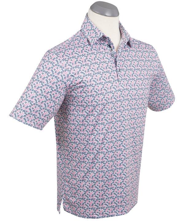 Bobby Jones Performance Lucky Print Short-Sleeve Polo