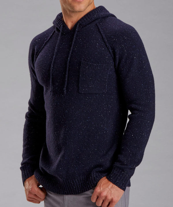 bobby jones Rule 18 Donegal Hooded Pullover Sweater