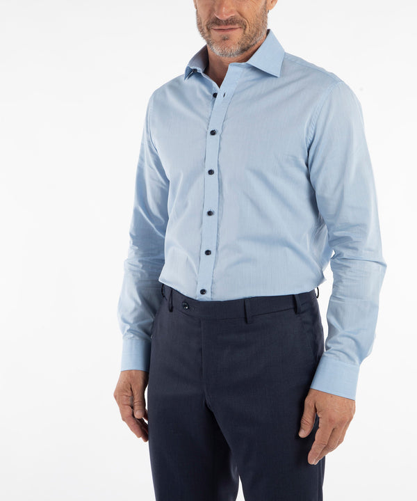 Bobby Jones Signature 100% Cotton Dobby Micro Dot Long Sleeve Sport Shirt