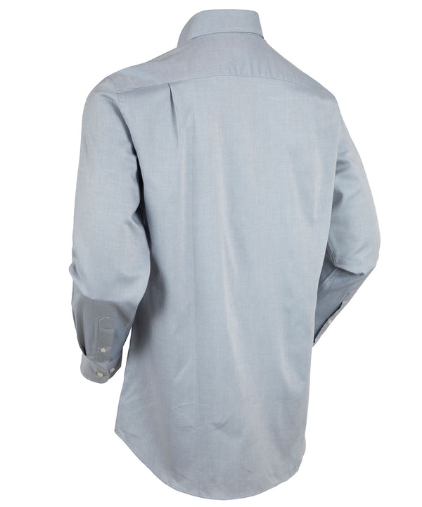 Bobby Jones Signature 100% Cotton Oxford Solid Button-Down Shirt - Trim Fit