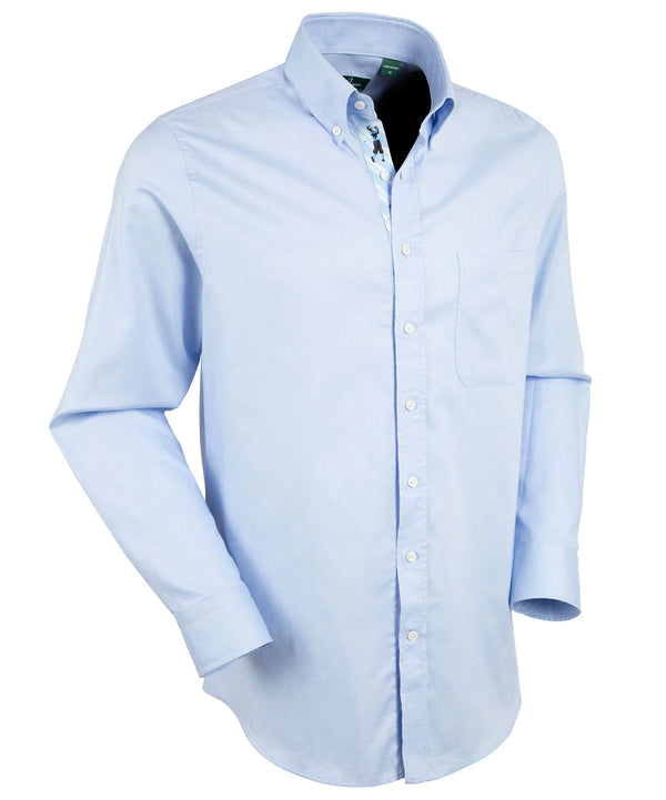 Bobby Jones Signature 100% Cotton Oxford Solid Button-Down Shirt - Trim Fit