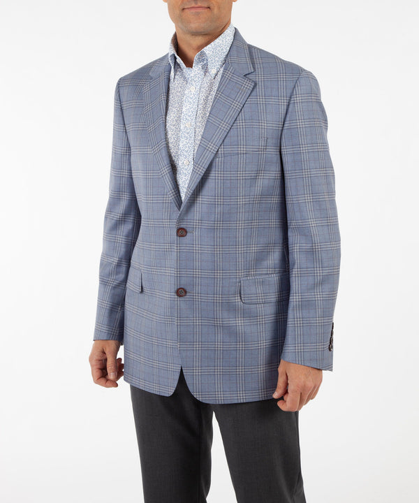 bobby jones Signature Plaid 100% Superfine Wool Sport Coat