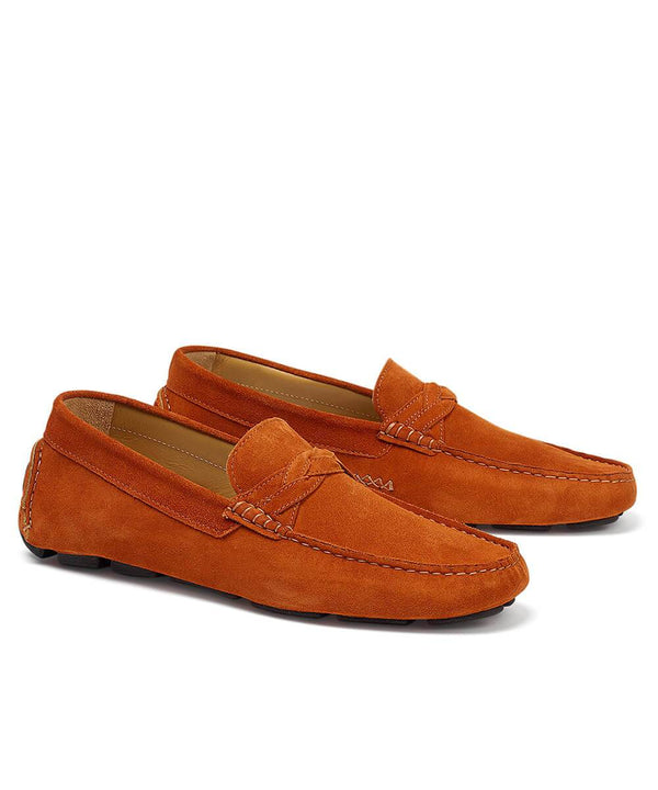 bobby jones Trask Rivers Italian Suede Driver - Adobe