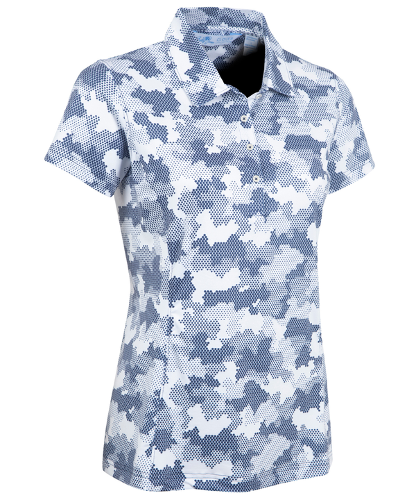 Bobby Jones Women's Armed Forces Print Short-Sleeve Polo