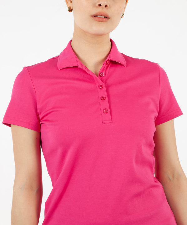 Bobby Jones Women's Solid Supreme Cotton Short Sleeve Polo Shirt