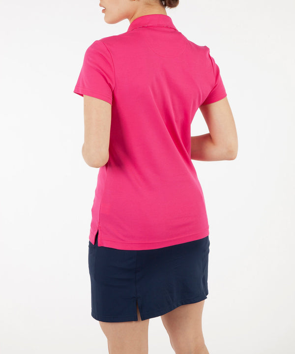 Bobby Jones Women's Solid Supreme Cotton Short Sleeve Polo Shirt