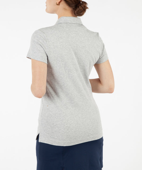 Bobby Jones Women's Solid Supreme Cotton Short Sleeve Polo Shirt