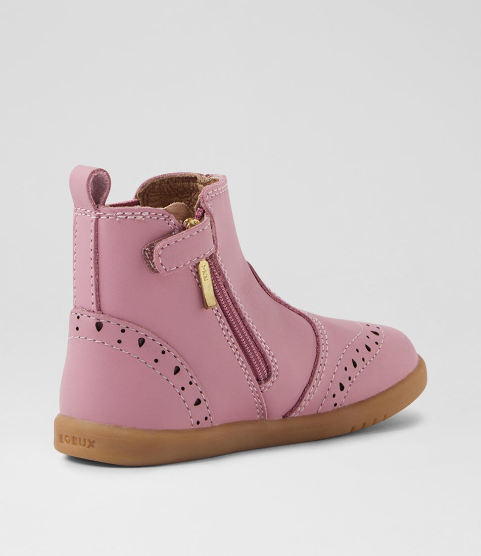 Bobux Iw Billie Lilas Leather Ankle Boots