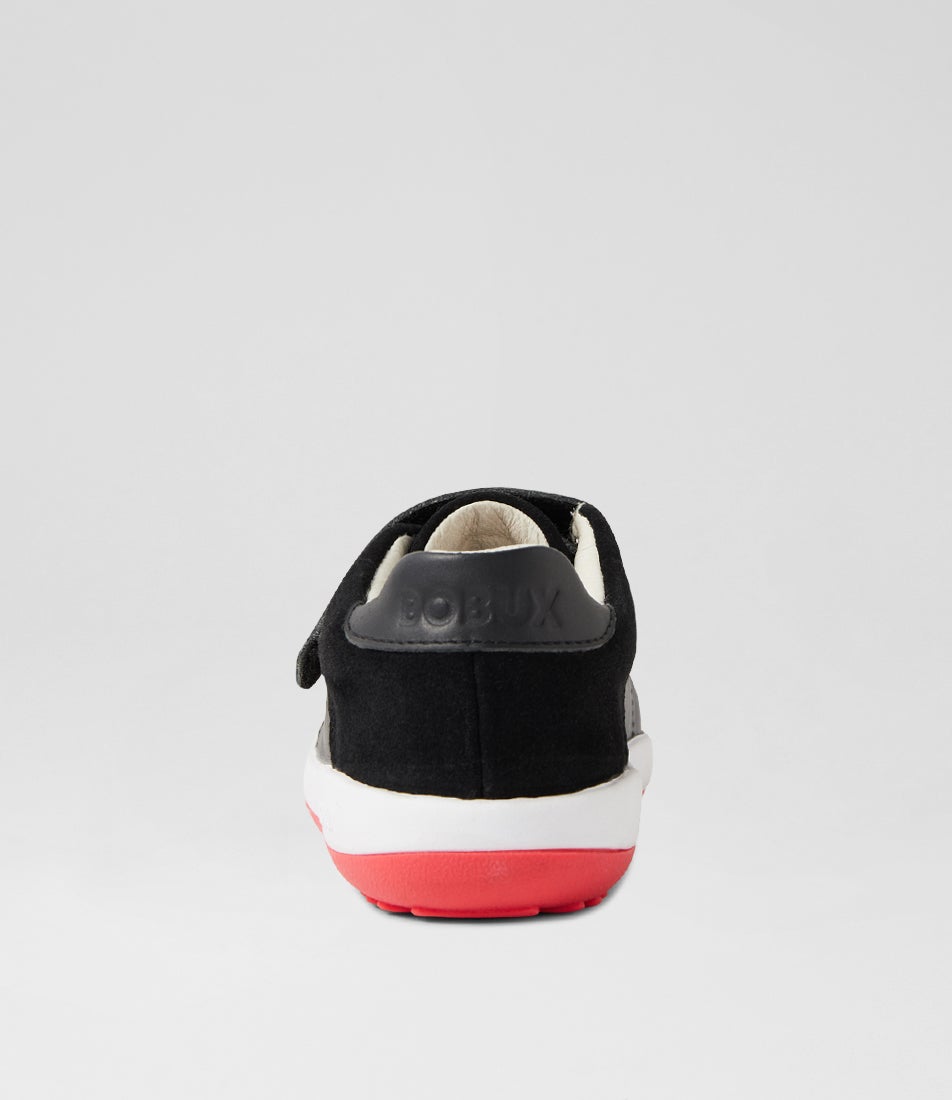 Bobux Iw Breakpoint Toddler Black Leather Sneakers