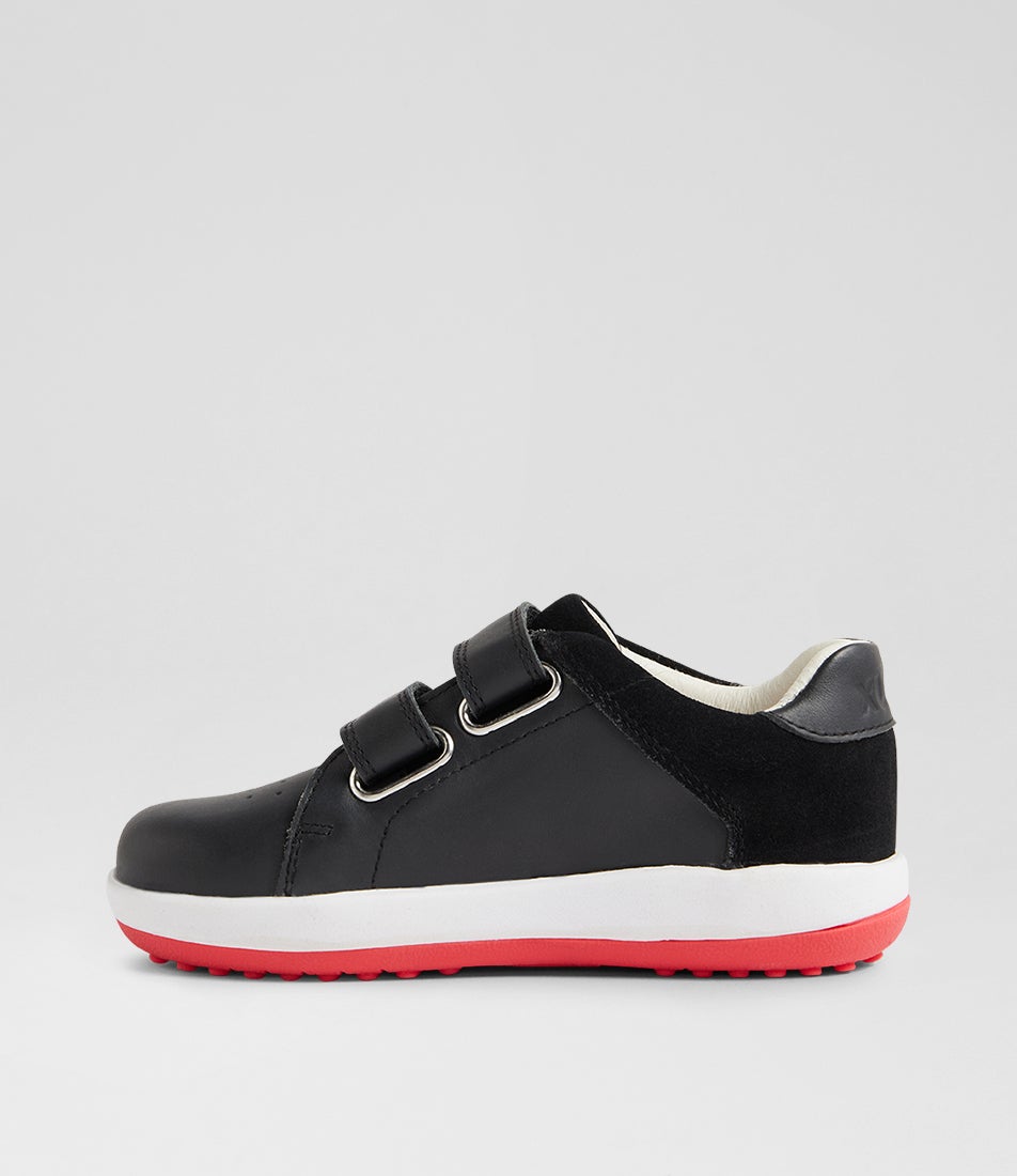 Bobux Iw Breakpoint Toddler Black Leather Sneakers