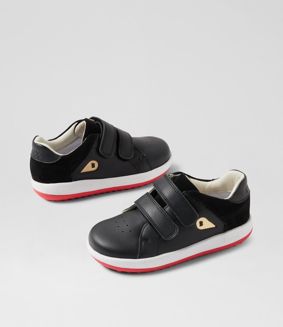 bobux Iw Breakpoint Toddler Black Leather Sneakers