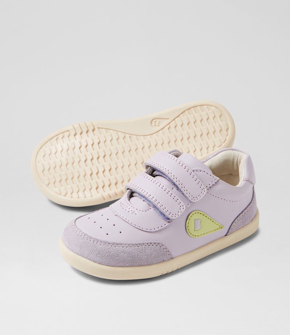 bobux Iw Champ Toddler Thistle Leather Sneakers