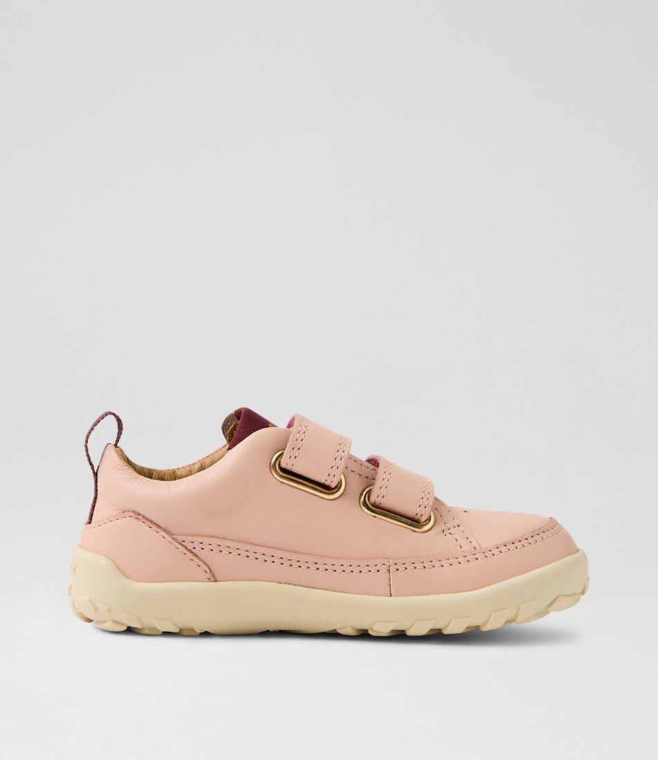 Bobux Iw Dawn Cameo Rose Leather Sneakers