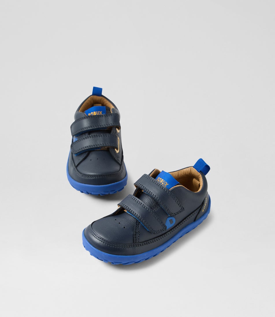 bobux Iw Dawn Navy Leather Sneakers