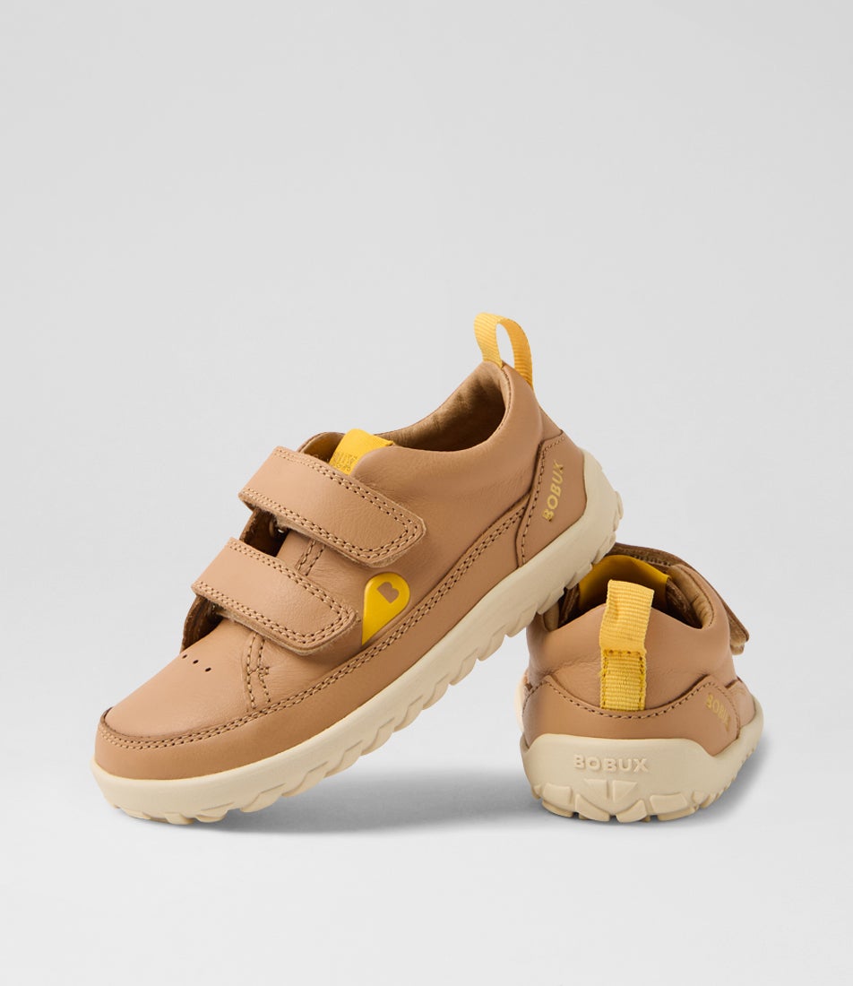 bobux Iw Dawn Sandstorm Leather Sneakers