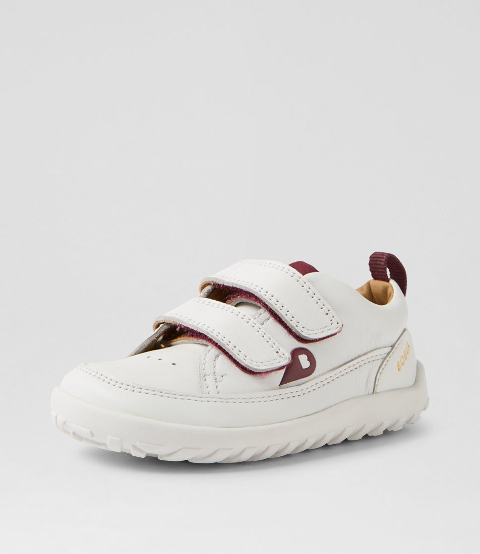 Bobux Iw Dawn White Leather Sneakers