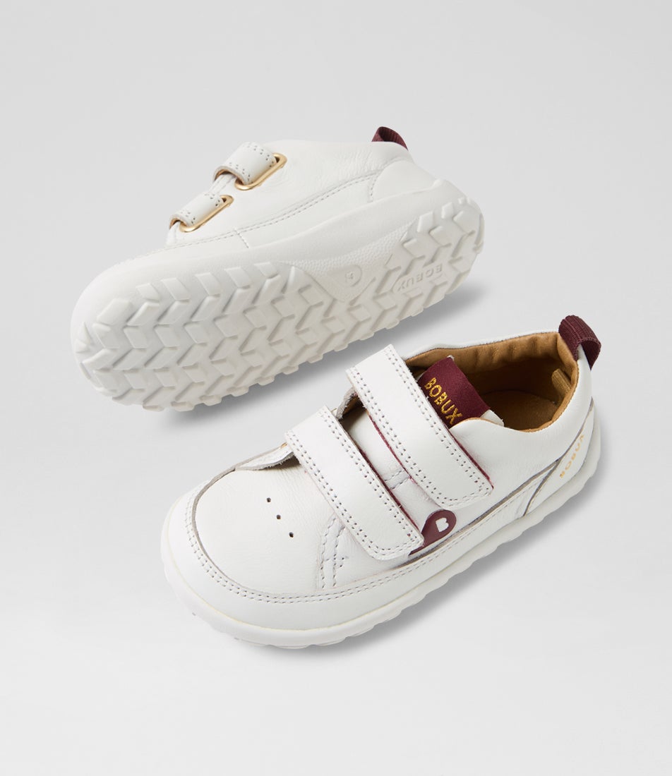 Bobux Iw Dawn White Leather Sneakers